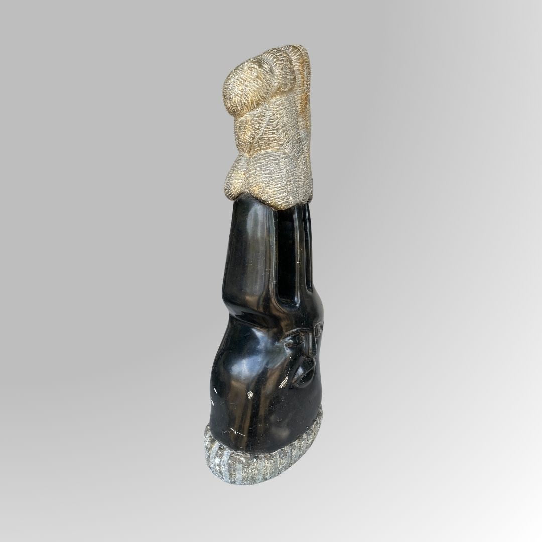 Abstract Hand and Face Statue - Modern Art Decor