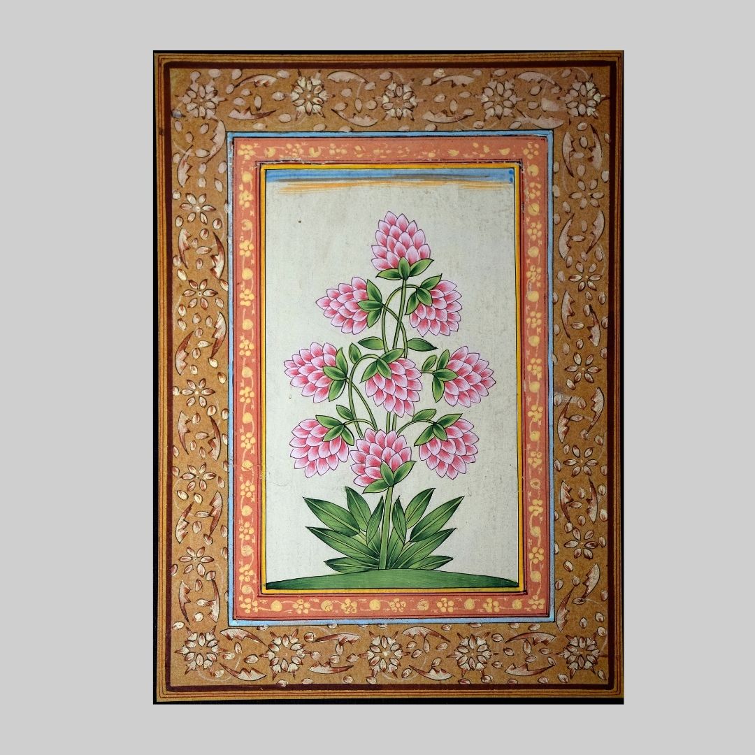 The Magnificent Lotus in Miniature Painting 16