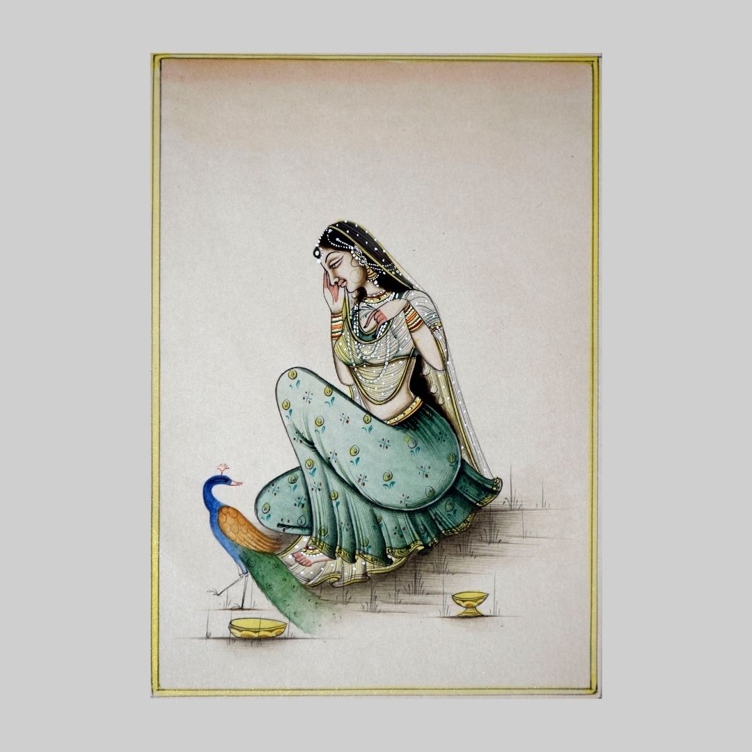 Ragini Kakubha: Ragamala Miniature Painting 41