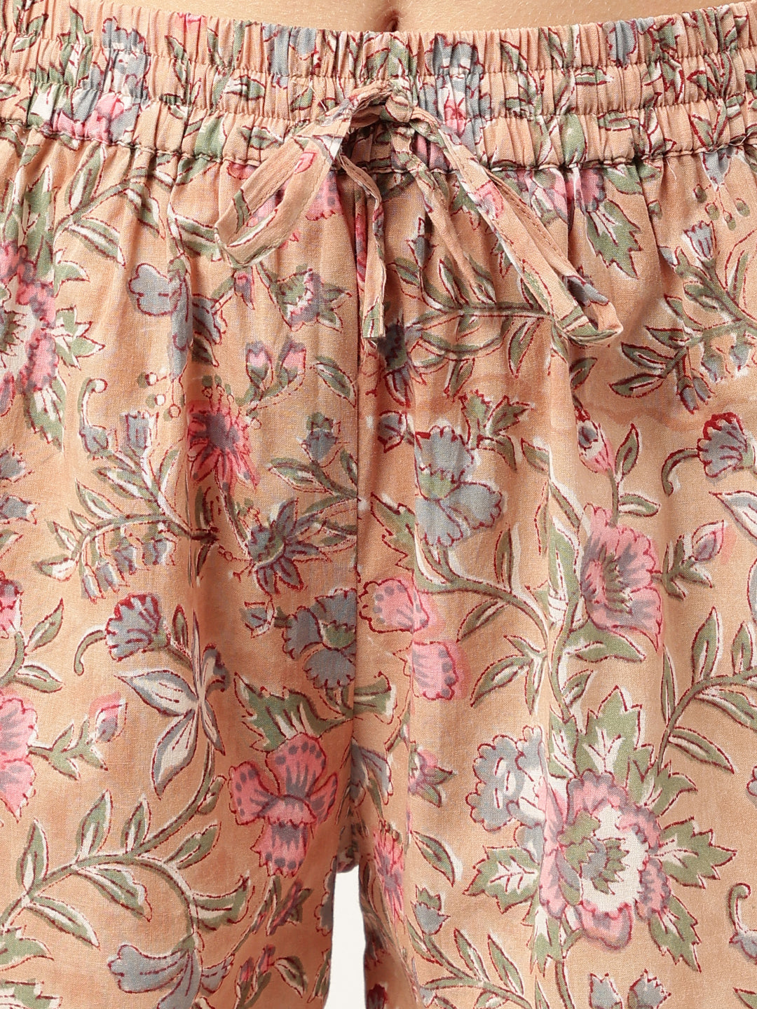 Jamal JamalooFloral Printed Pure Cotton Short Night suit