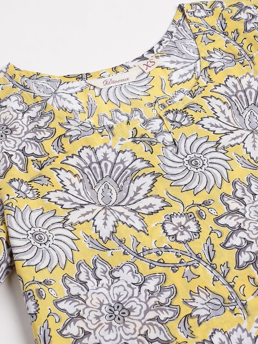 Jamal Jamaloo Yellow Printed Loungewear/Nightwear - Jamal Jamaloo
