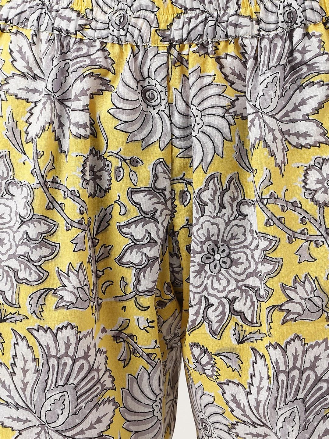 Jamal Jamaloo Yellow Printed Loungewear/Nightwear - Jamal Jamaloo