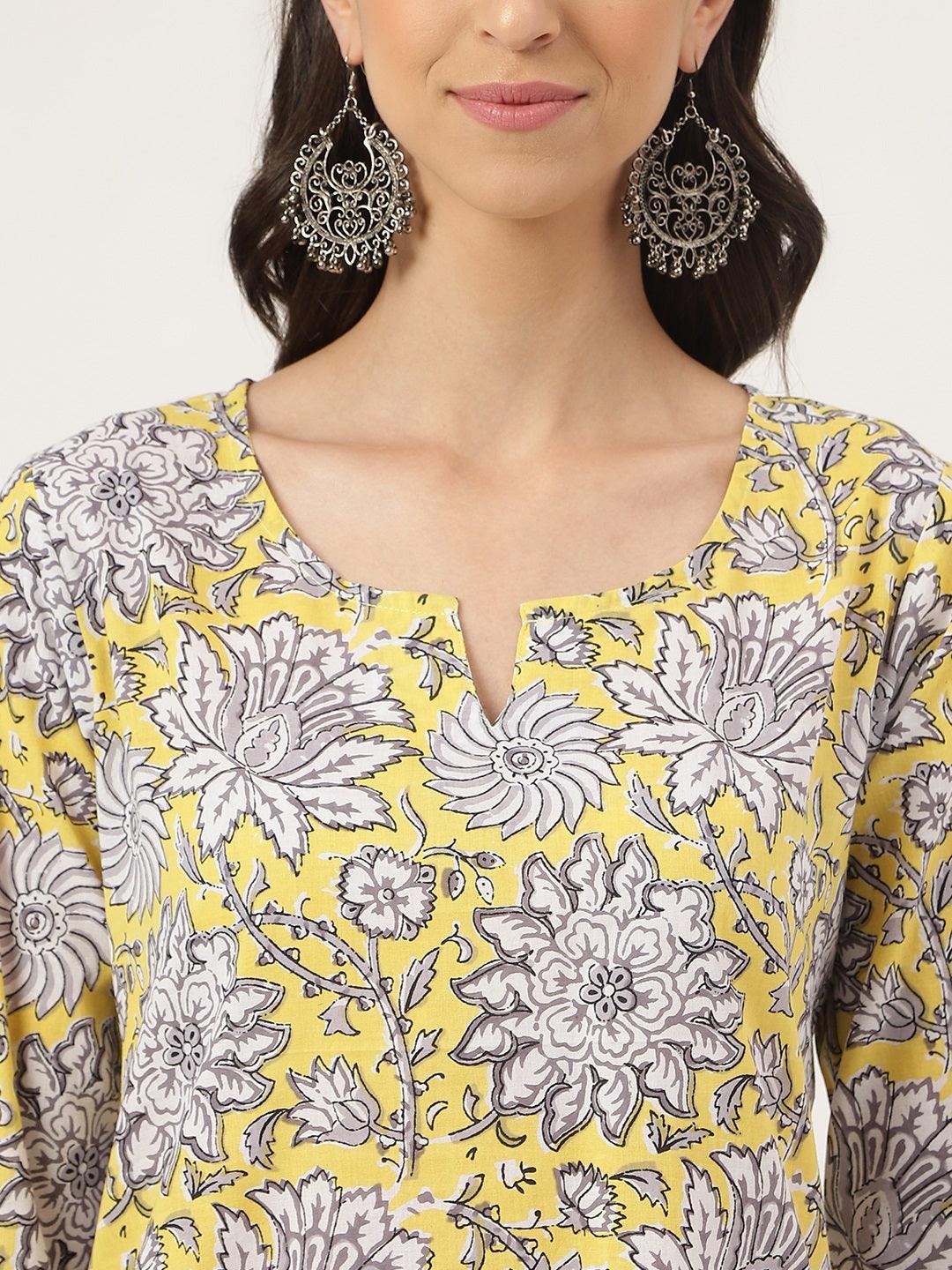 Jamal Jamaloo Yellow Printed Loungewear/Nightwear - Jamal Jamaloo