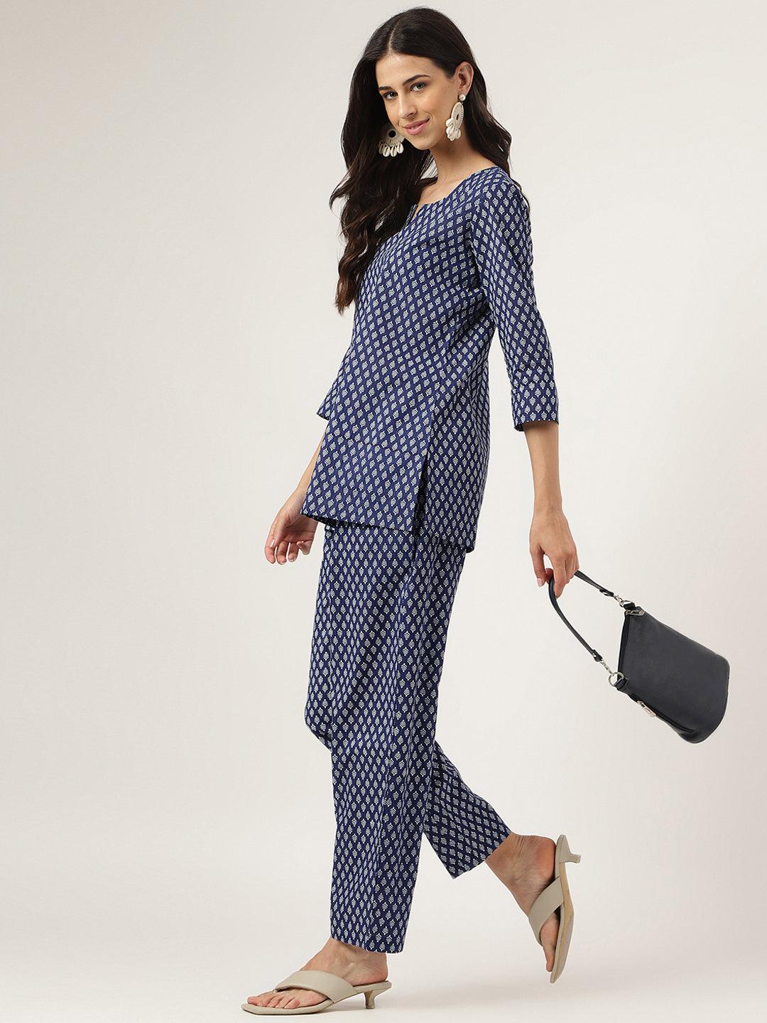 Jamal Jamaloo Blue Printed Loungewear/Nightwear - Jamal Jamaloo
