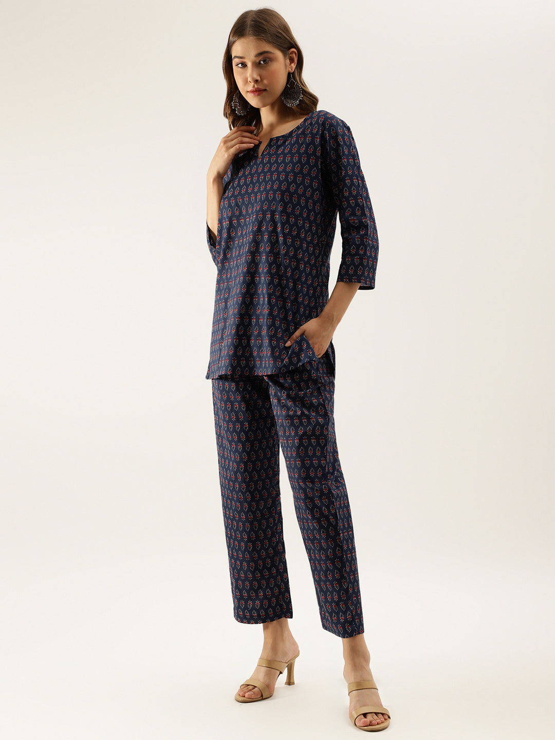 Blue Printed Loungewear /Nightwear