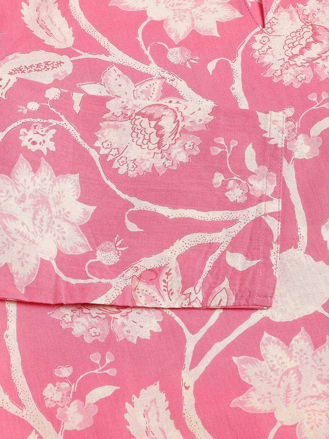 Jamal Jamaloo Pink Printed Loungewear/Nightwear - Jamal Jamaloo
