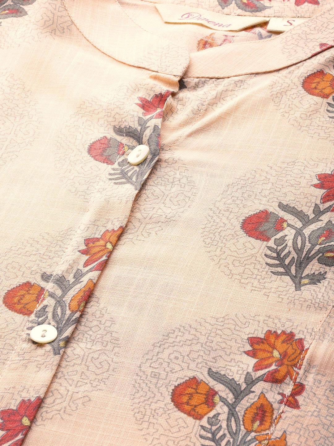 Jamal Jamaloo A-Line Pink Rayon Kurta - Jamal Jamaloo