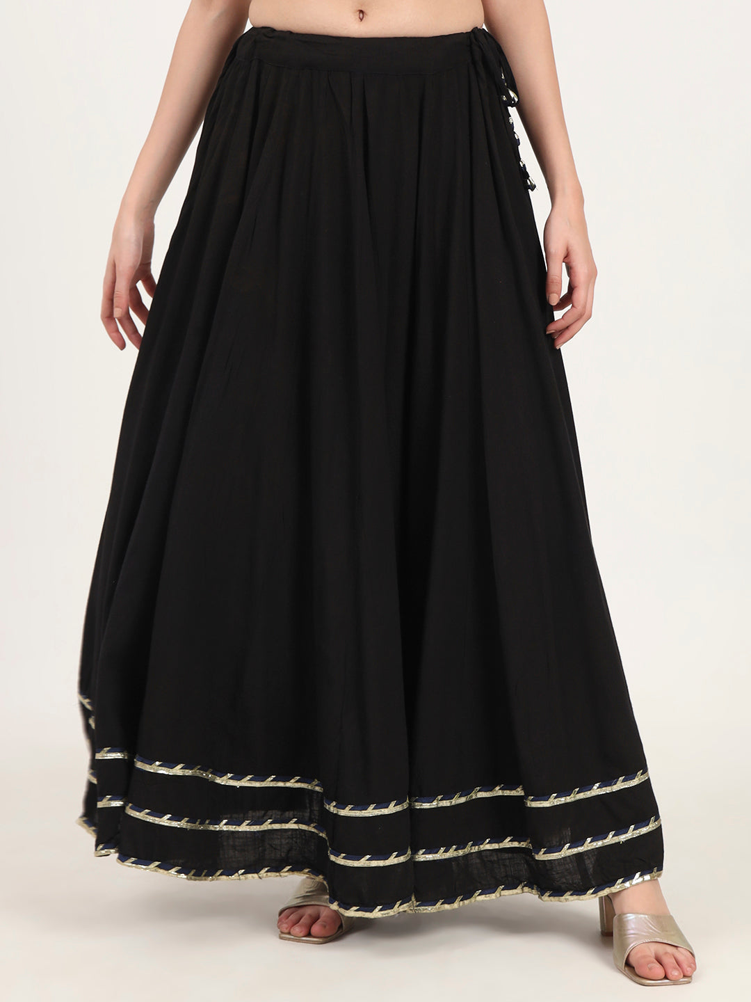 Back Gota Hand Work lehenga dupatta set