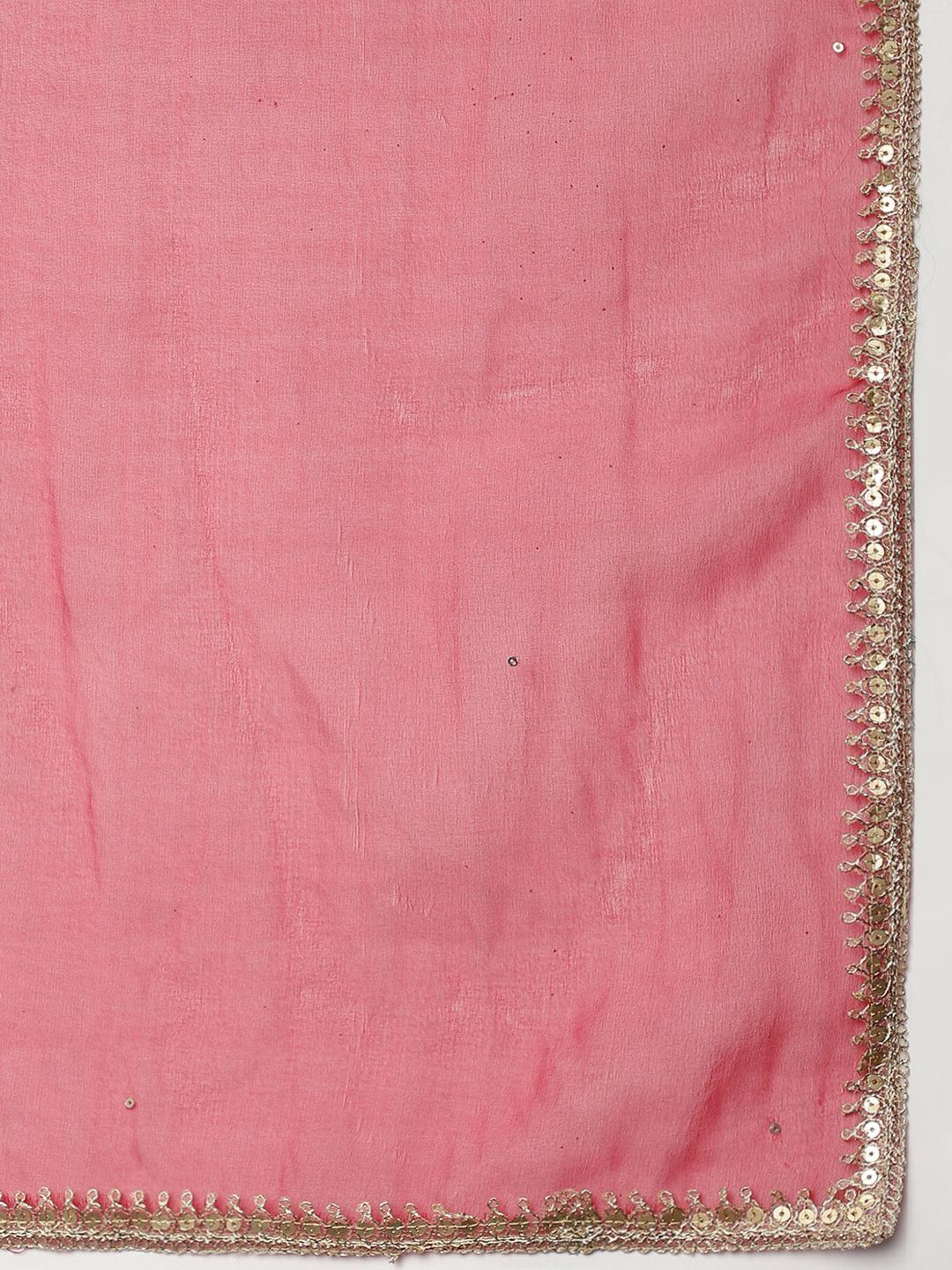 Jamal Jamaloo Maroon Solid Valvet hand work Kurta pant With Organza Dupatta set - Jamal Jamaloo