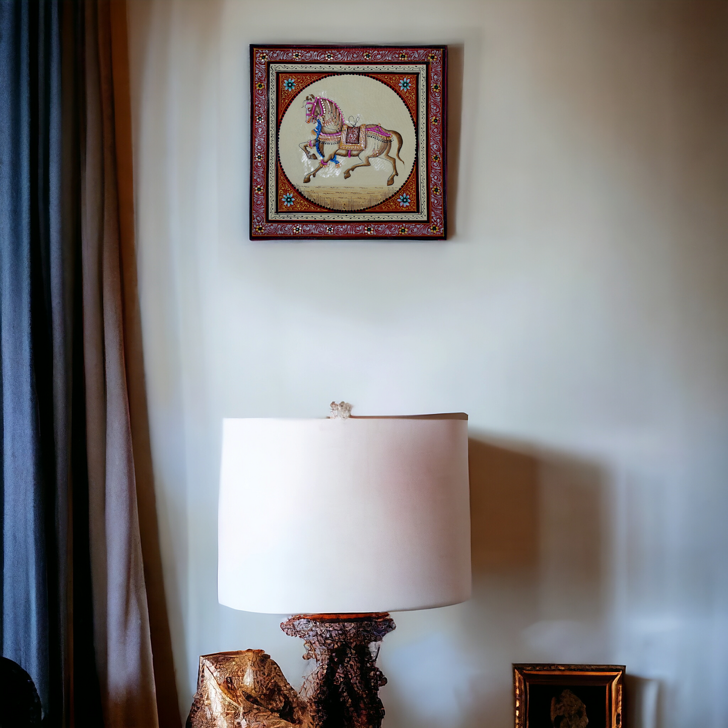 A Splendid Horse in Miniature Painting 26
