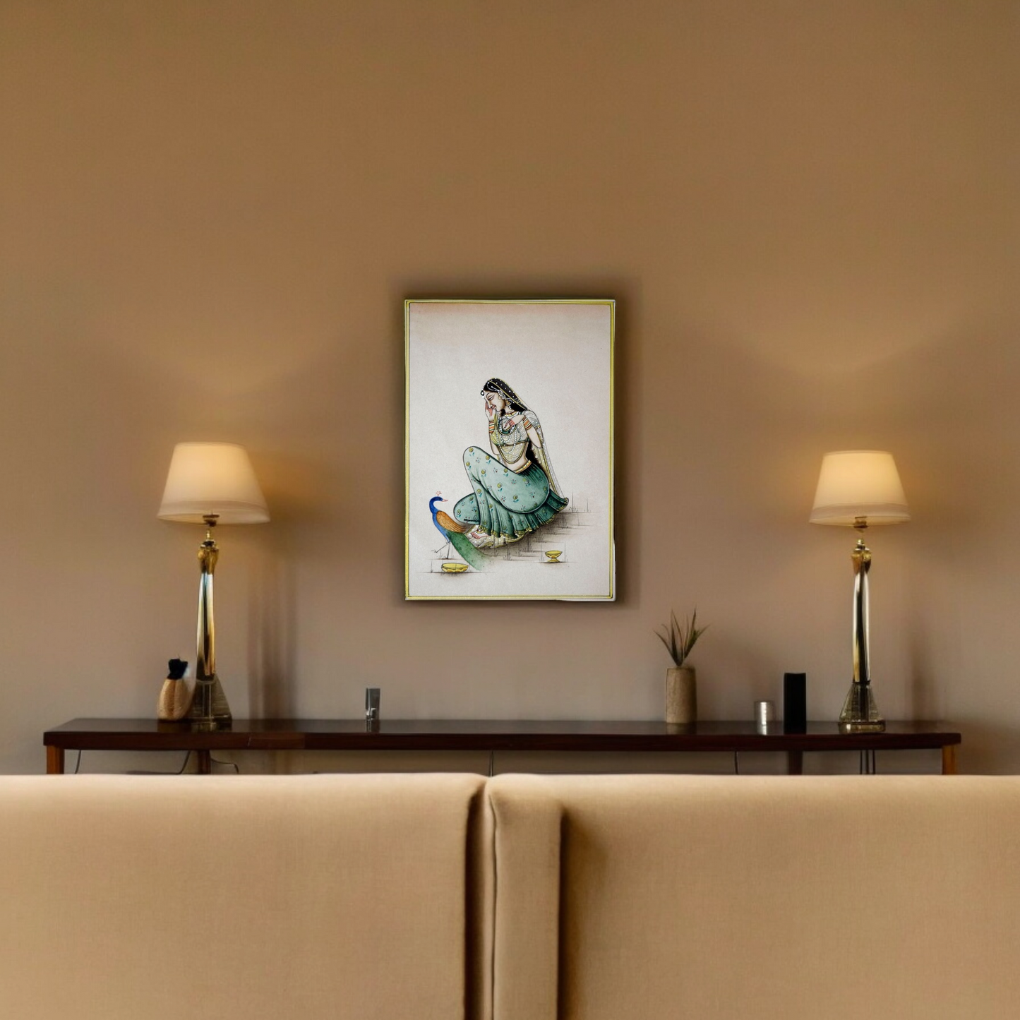 Ragini Kakubha: Ragamala Miniature Painting 41