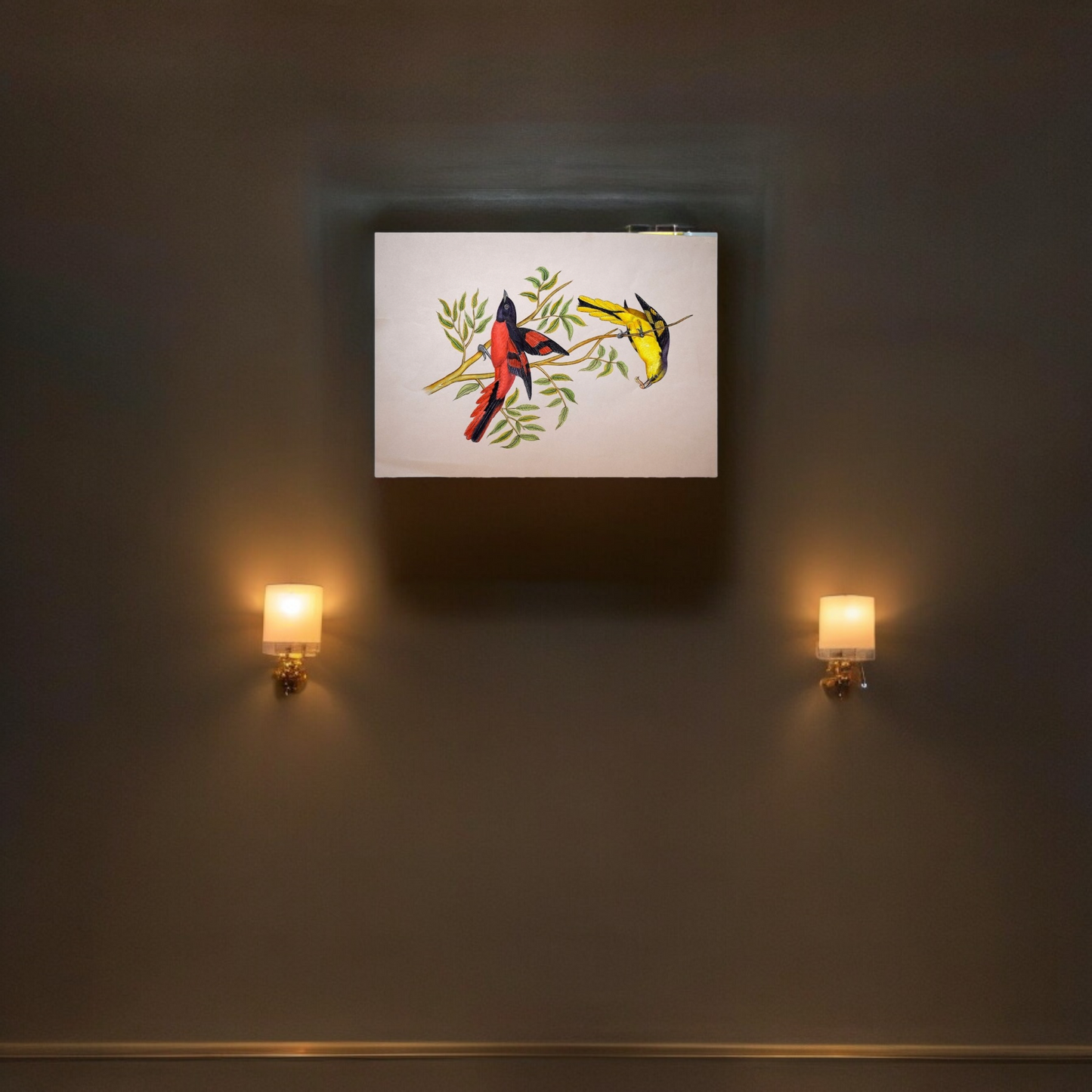 Birds in Miniautre art Painintg 57
