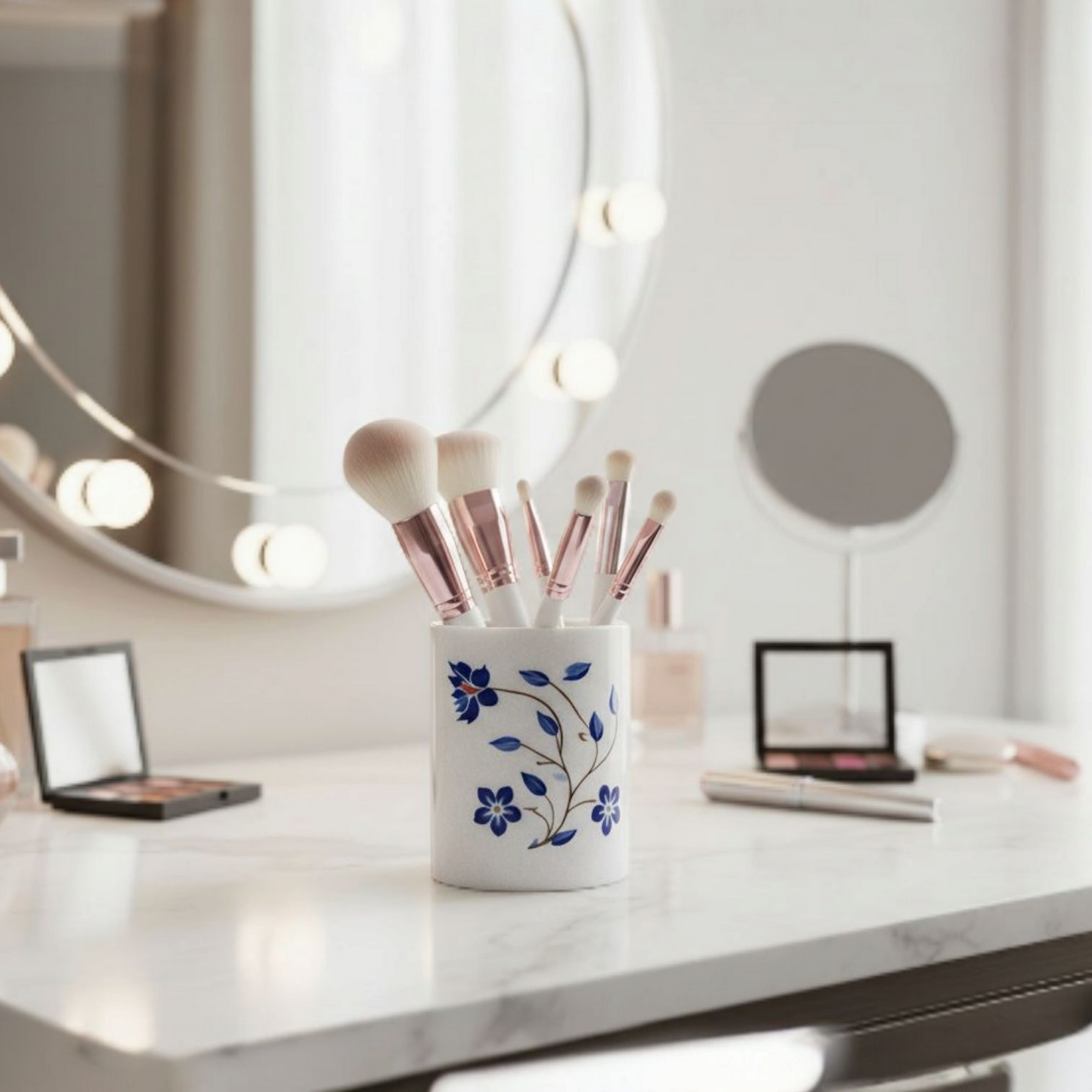 Elegant Marble Pachakkari Multi-Purpose Holder / Organizer