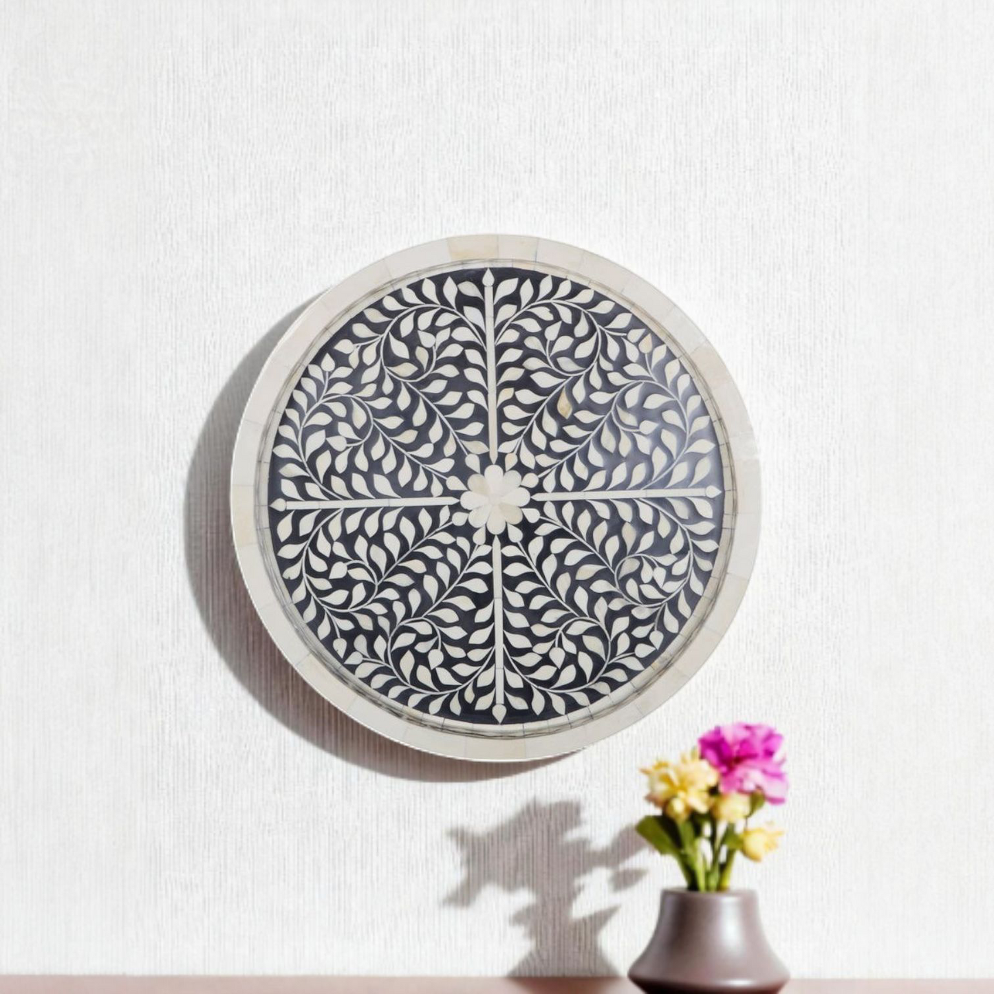 Artisan Wooden Mother of Pearl Tray