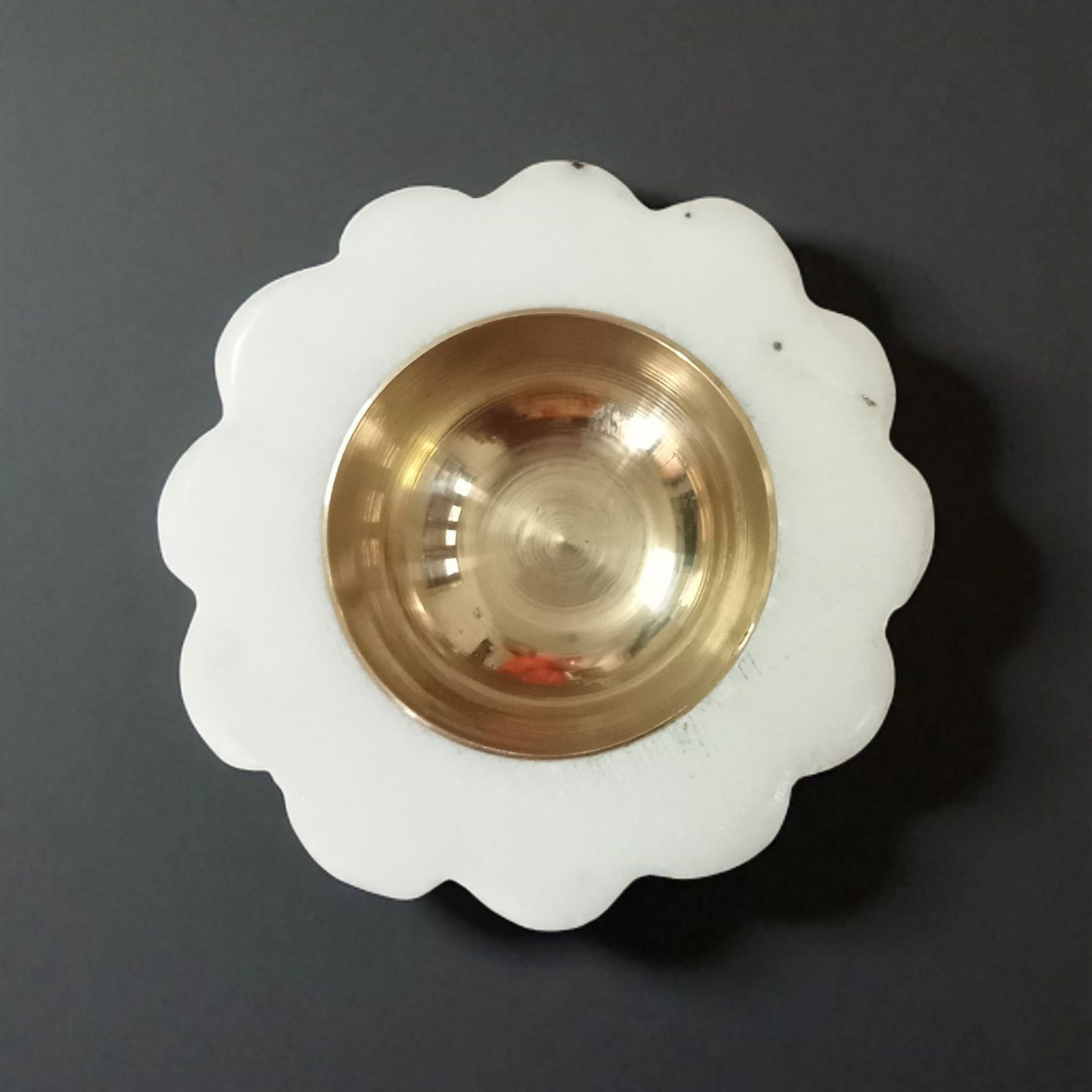 Marble Bloom Candle Holders