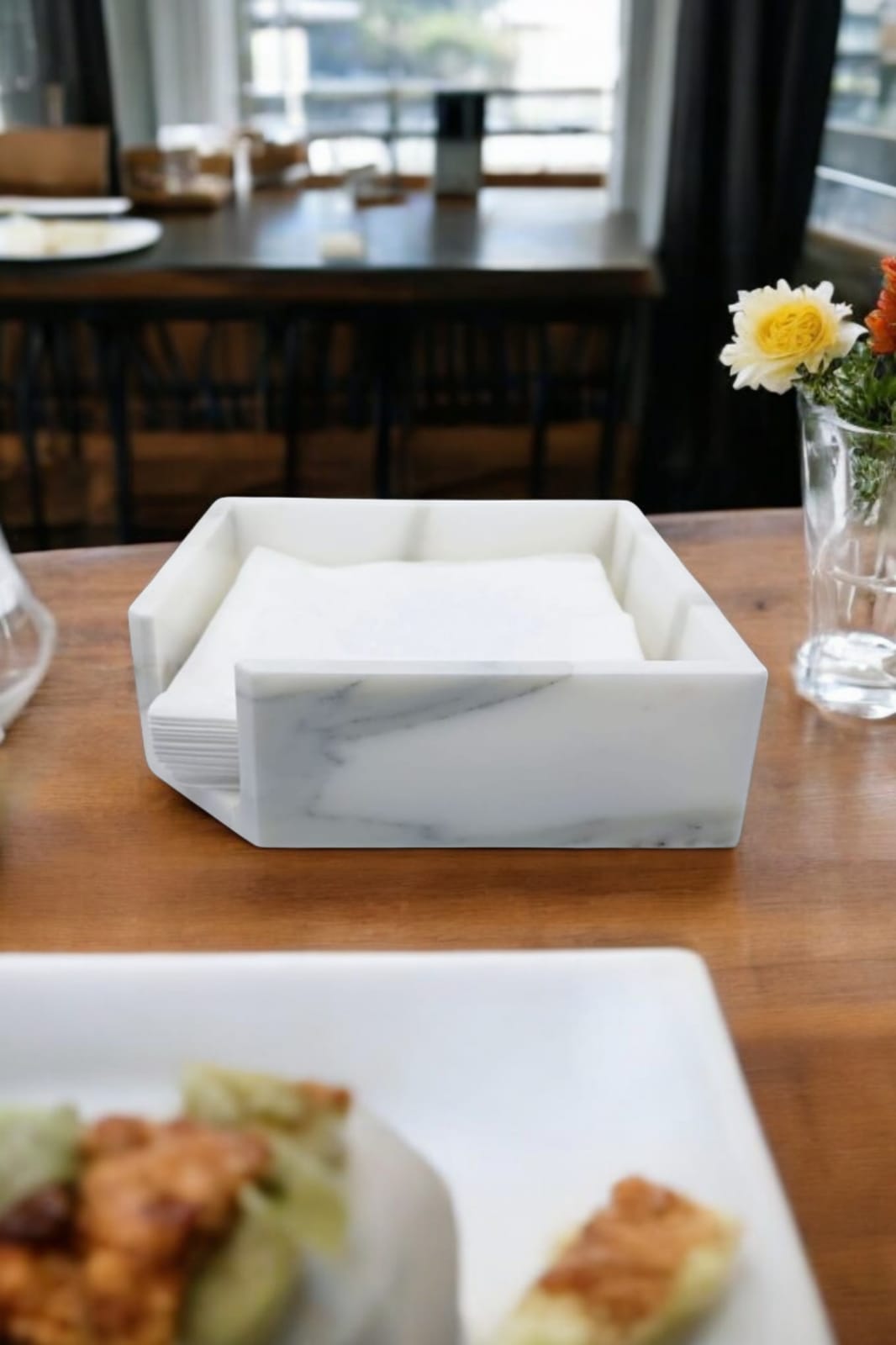 Marble Tissue Box Cover