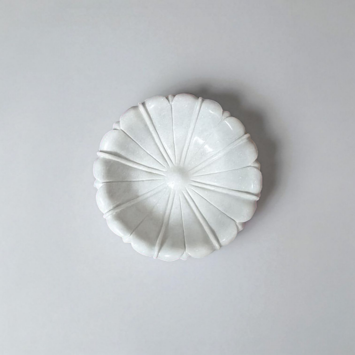 Petal Grace Marble Bowl