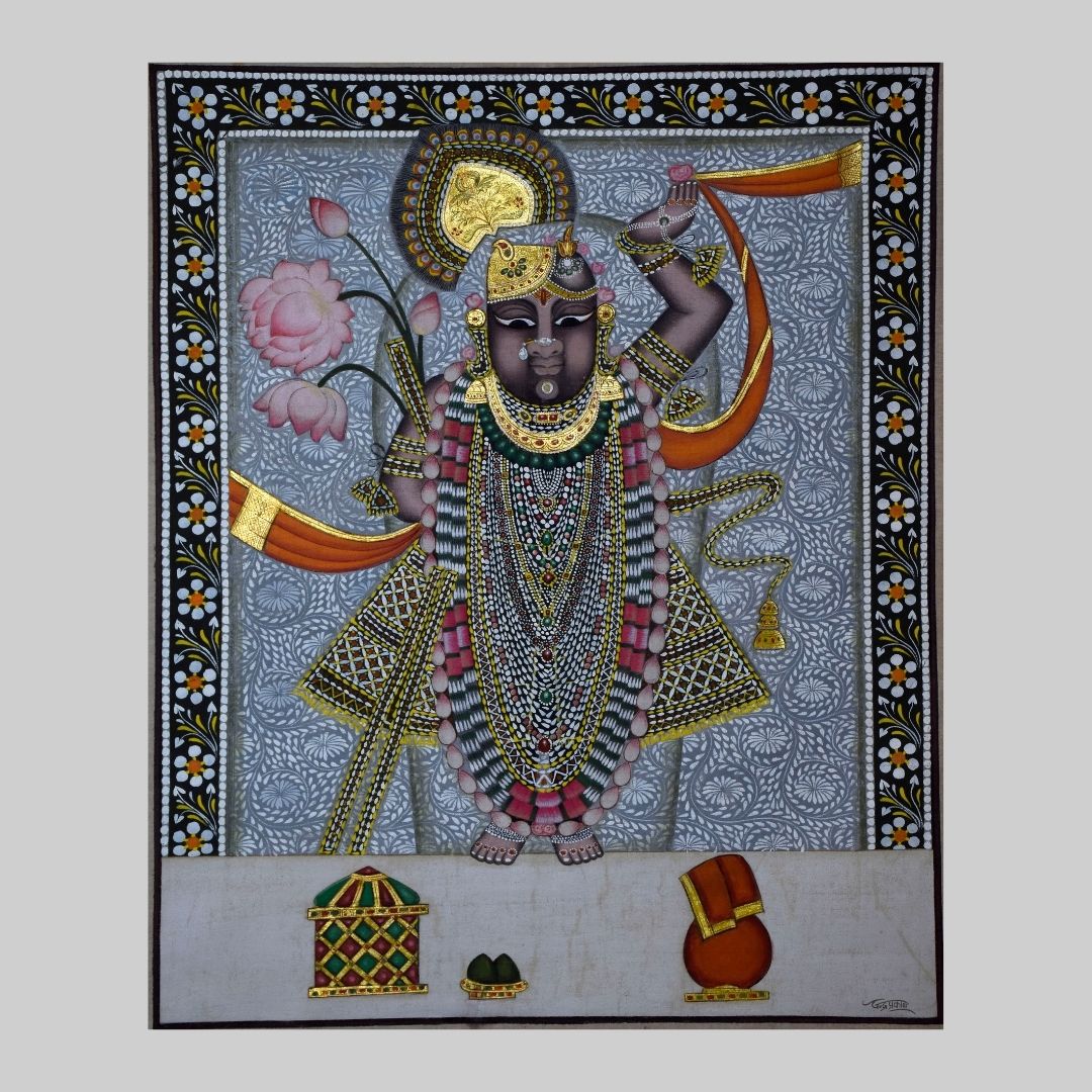 Krishnaashtami Rajbhog Swaroop Pichwai Painting