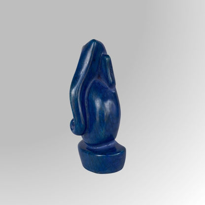 Blue Stone Ganesha Idol for Home Decor