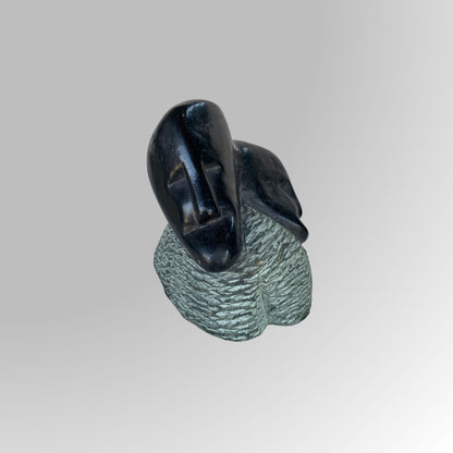 Modern Face Stone Statue for Home Decor