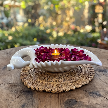 Peacock Shape Marble Tray