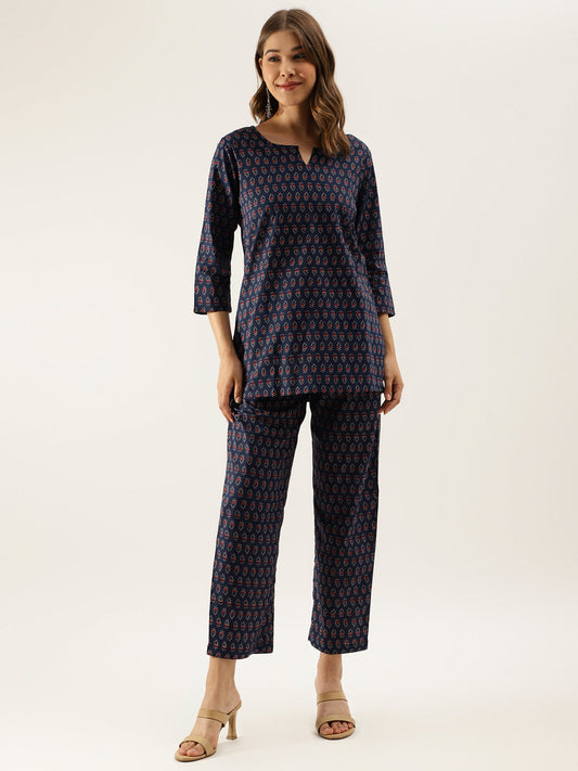 Blue Printed Loungewear /Nightwear