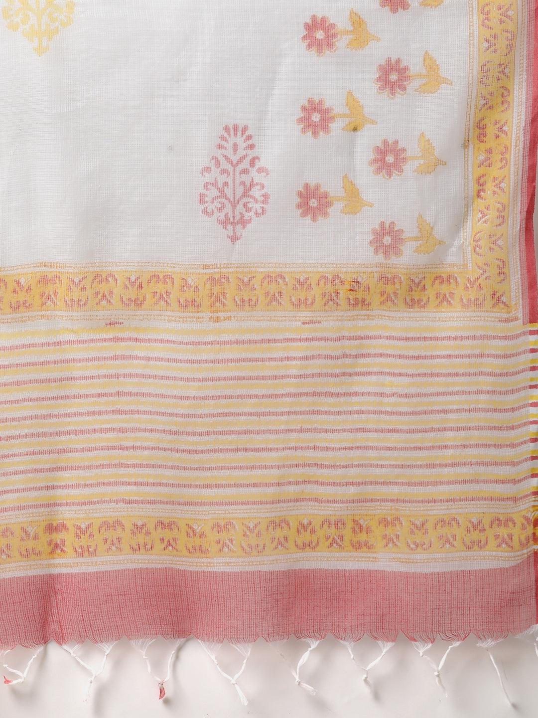 Jamal Jamaloo Yellow White Peplum Top Sharara Set with Dupatta - Jamal Jamalooworld.com
