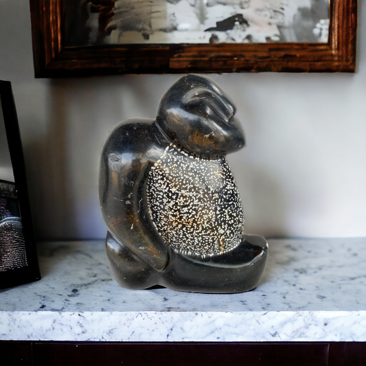 Abstract Stone Statue - Handcrafted Modern Art