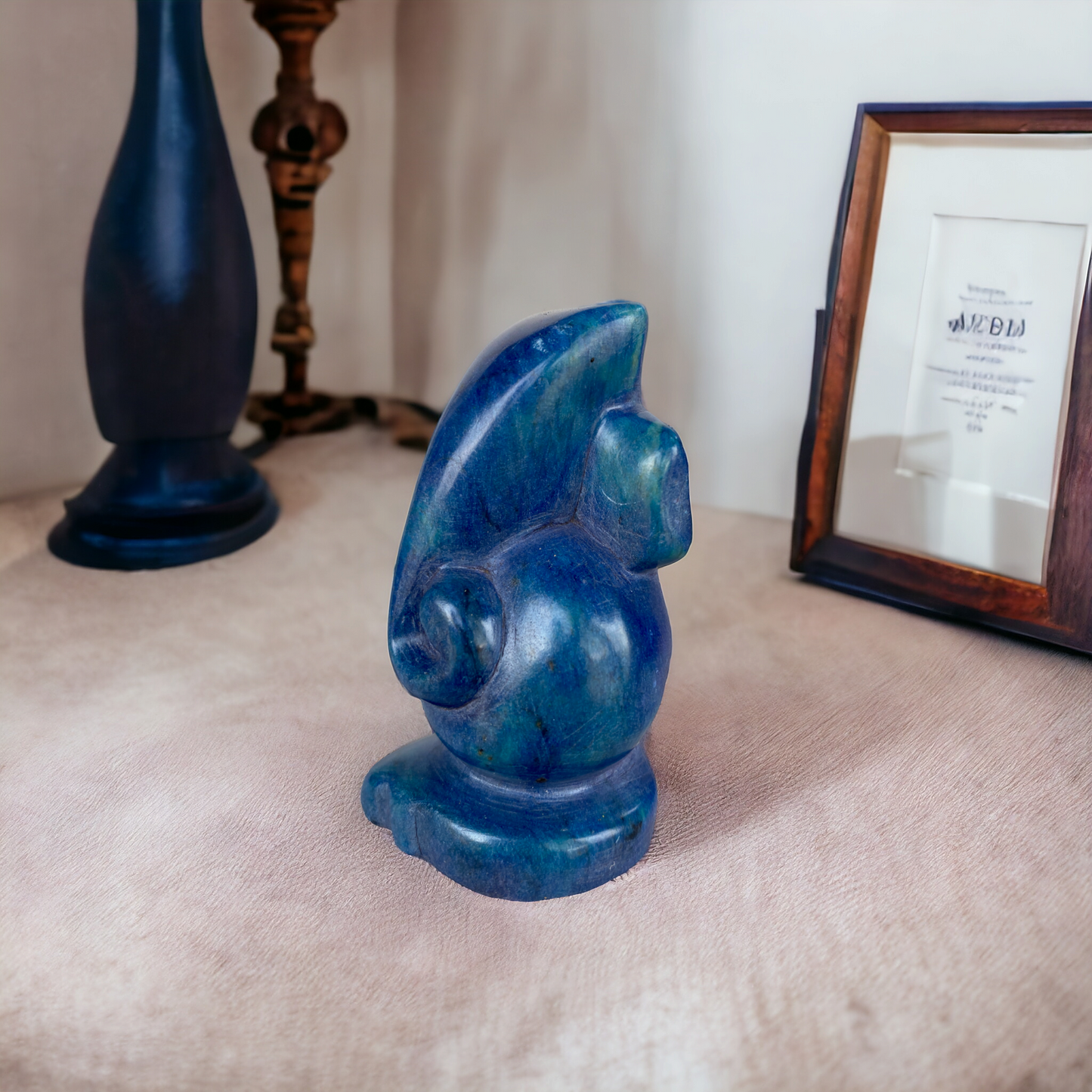 Relaxing Blue stone Modern Ganesha