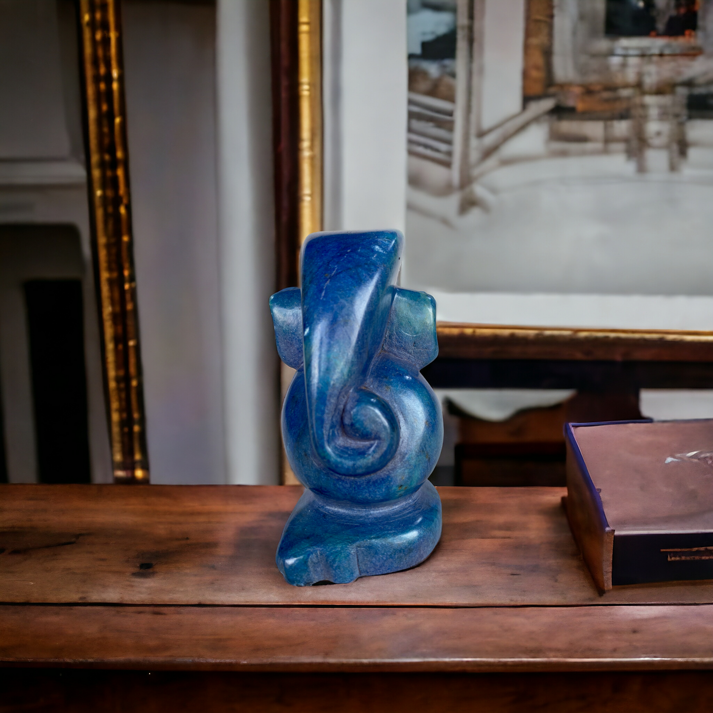 Relaxing Blue stone Modern Ganesha