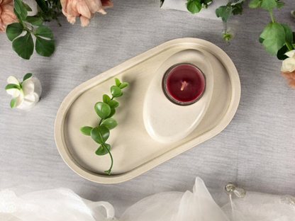 Oval Shape Marble Tray