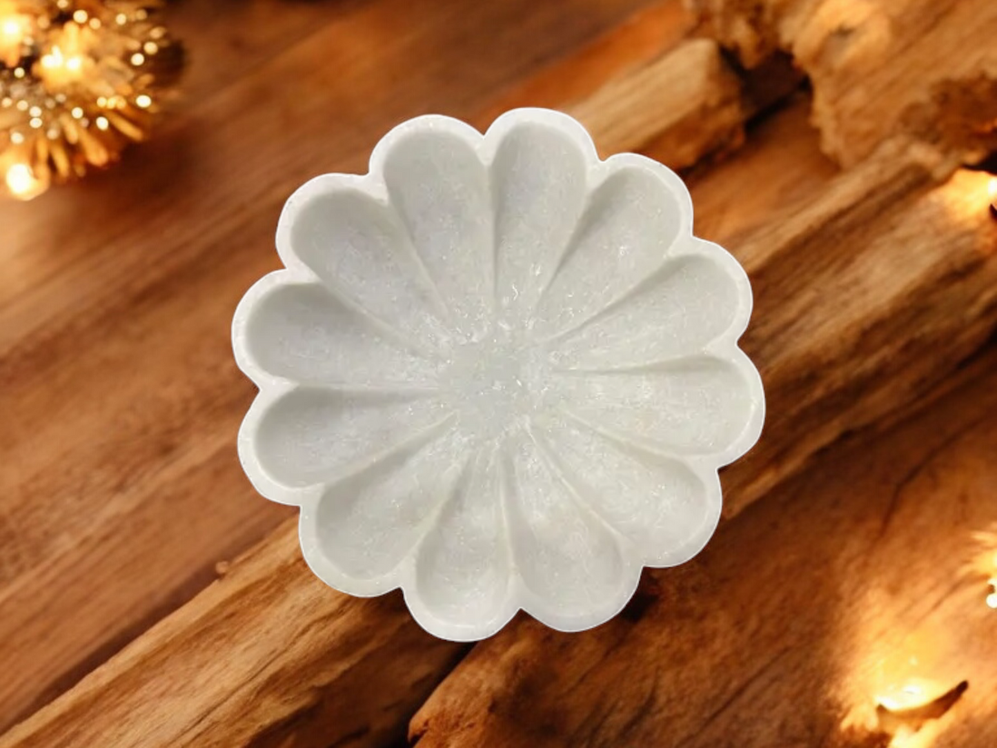 Marble Flower Shape Bowl