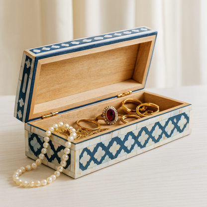 Wooden Royal Acrylic Jewellery Box