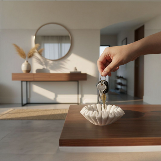 Ripple Bloom Marble Bowl (Small)