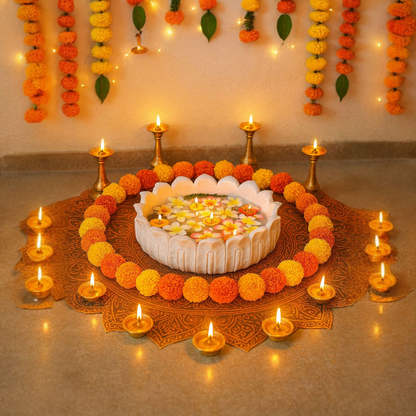 Nagfani Marble Decorative Bowl