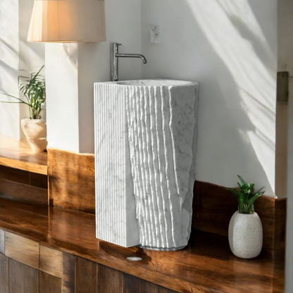 Terra Edge Freestanding Marble Basin