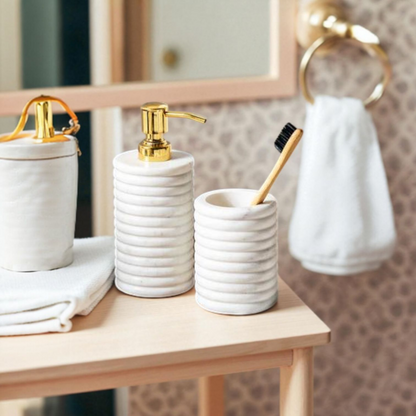 Opal Touch Marble Bathroom Set