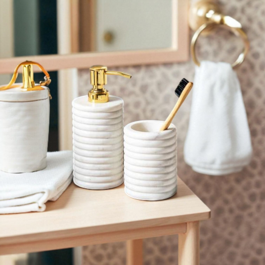 Opal Touch Marble Bathroom Set