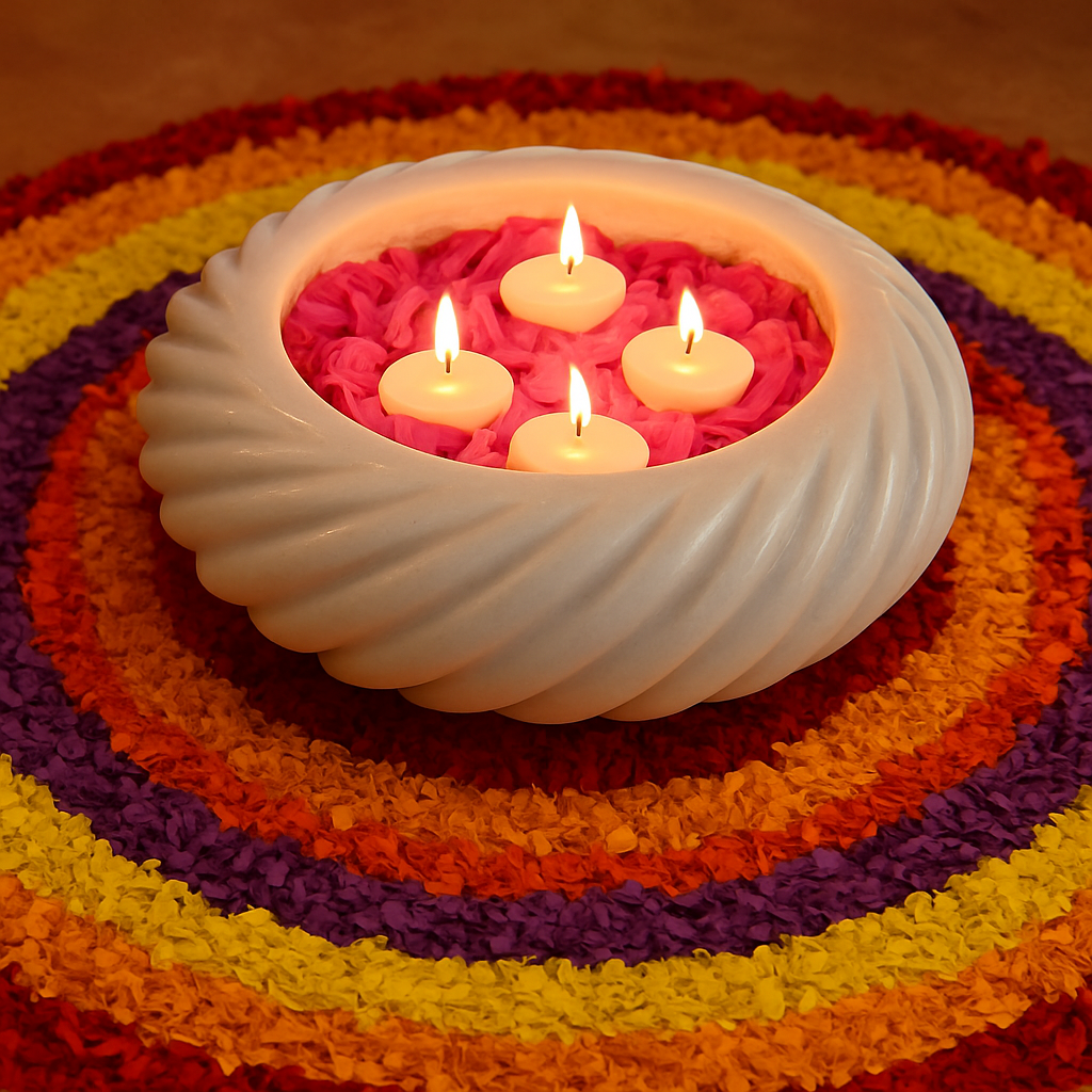 Marble Urli wave bowl
