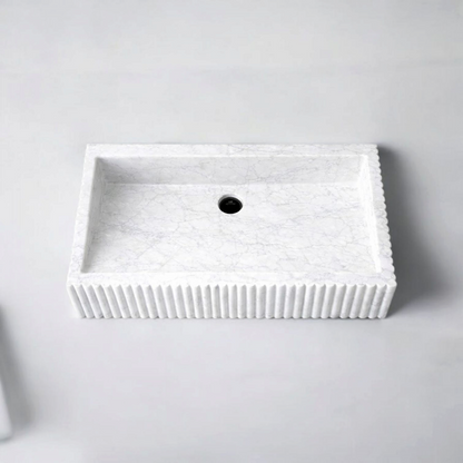 Elegant designer marble wash basin for luxury interiors