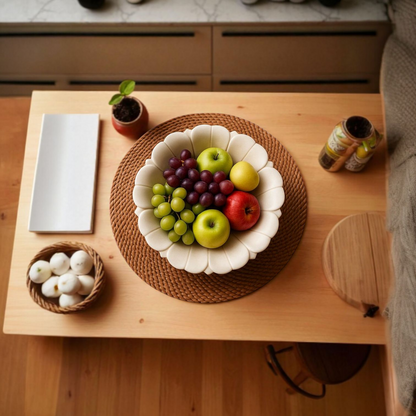 Petal Grace Marble Bowl