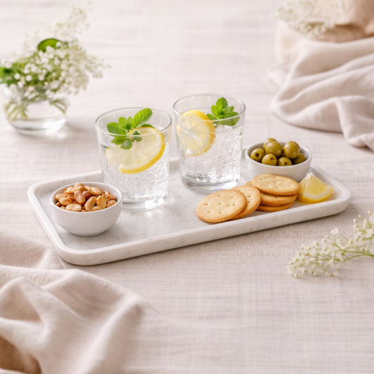 Marble Rectangular shape Tray