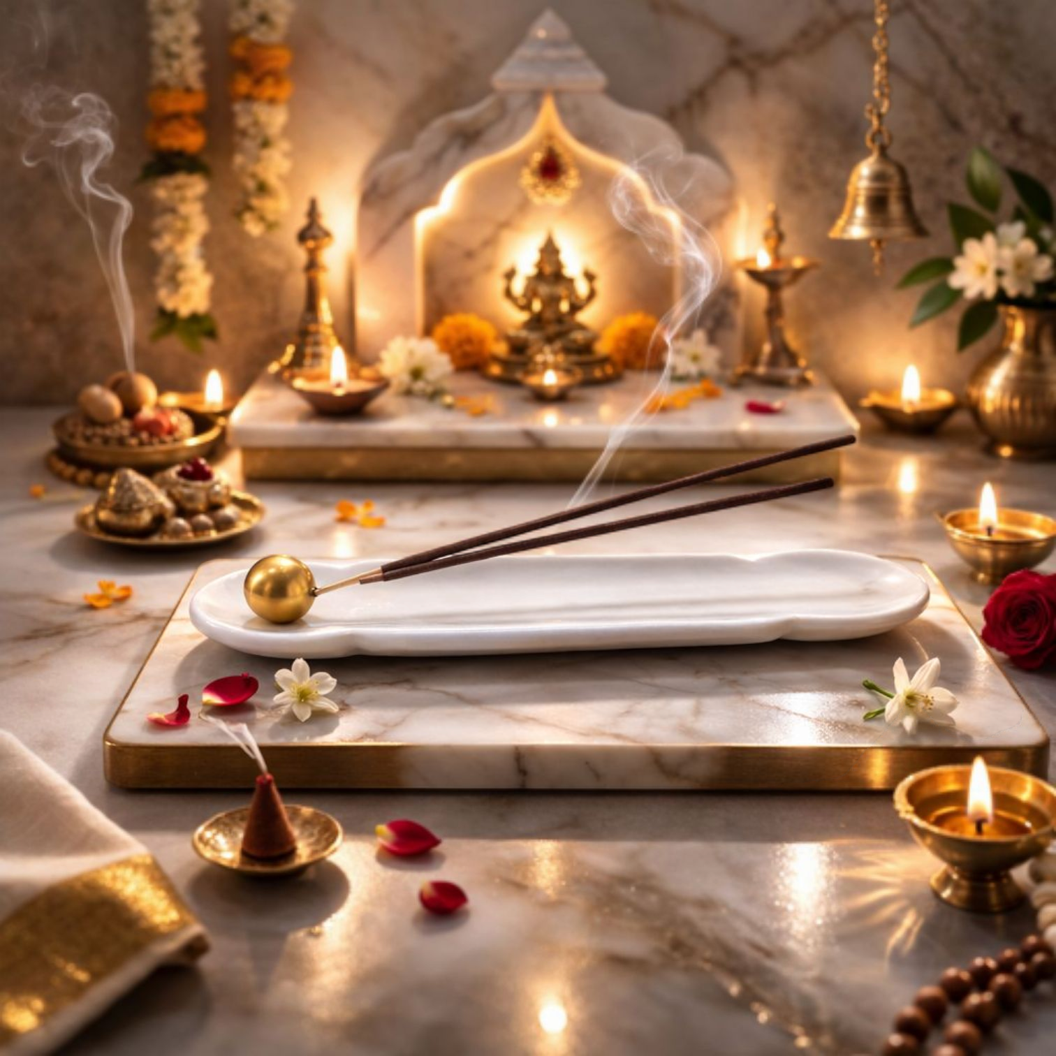 Marble Incense Stick Holder /Agarbatti Holder