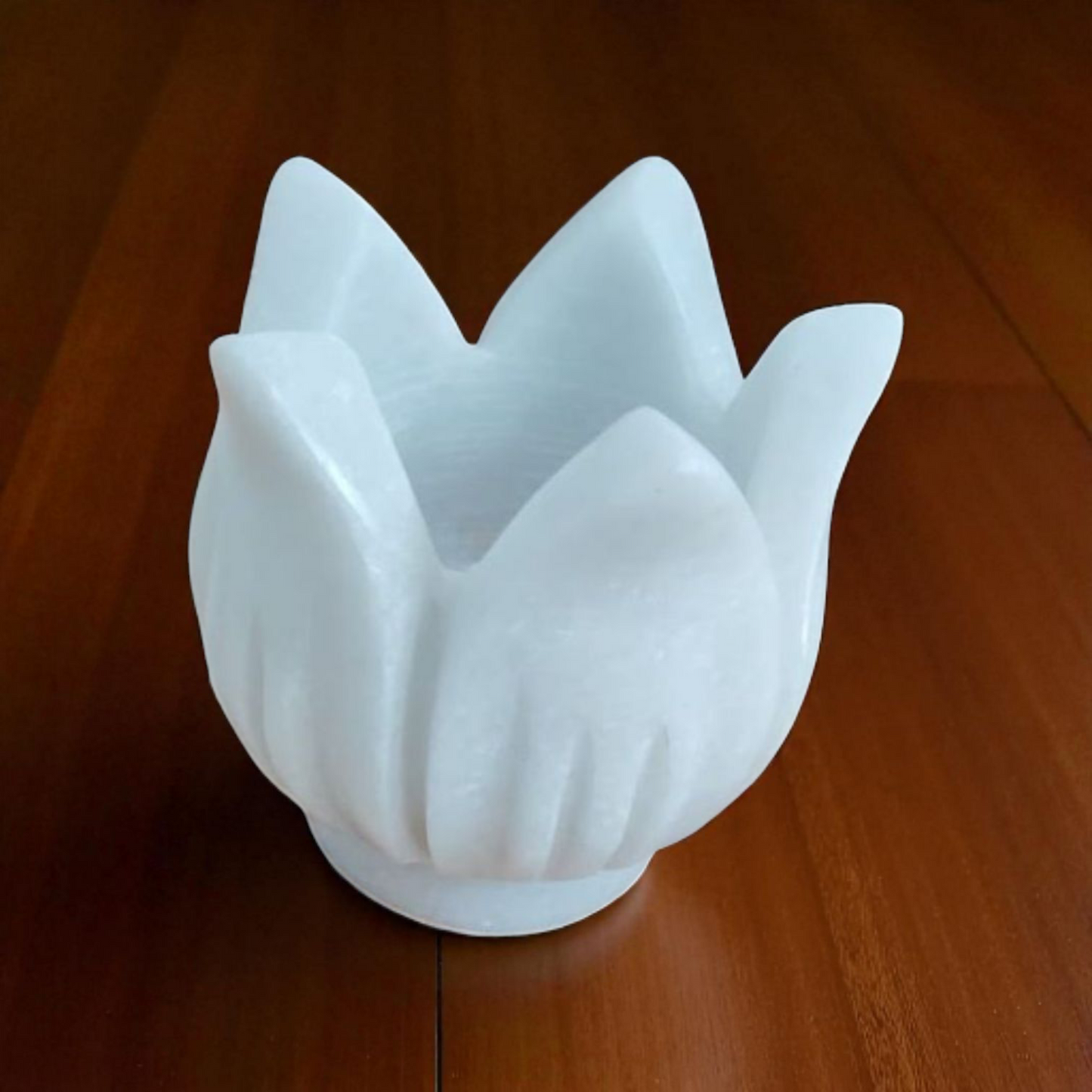 Sacred Lotus Marble Decor Piece