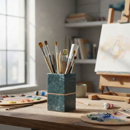 Royal Green Marble Multi-Use Holder/Organizer