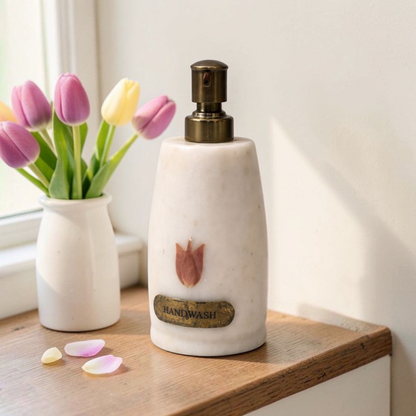 Regal Tulip Marble Soap Dispenser