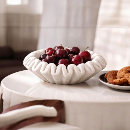 Ripple Bloom Marble Bowl (Small)