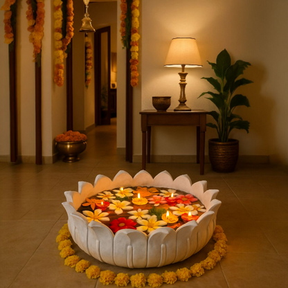 Nagfani Marble Decorative Bowl