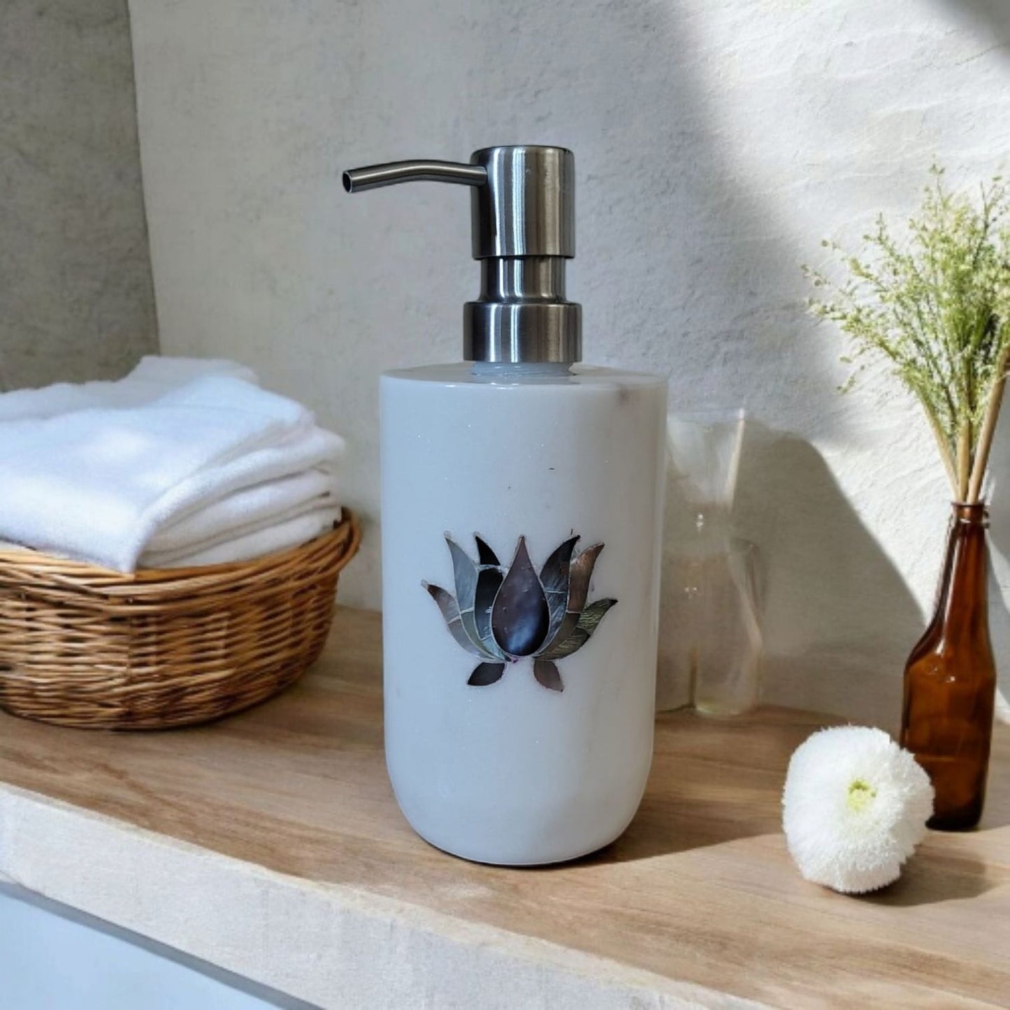 Elegant Marble Soap Dispenser