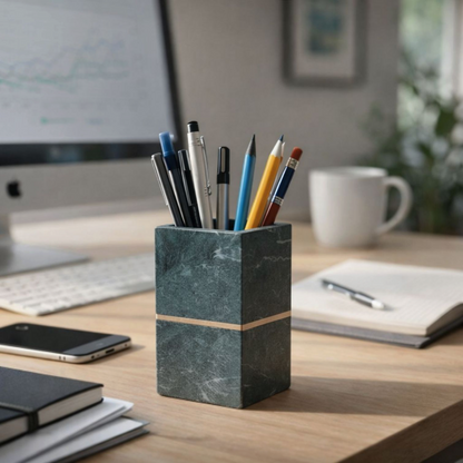 Royal Green Marble Multi-Use Holder/Organizer